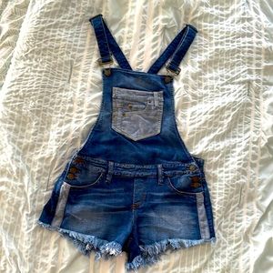 Guess Denim Overall Shorts